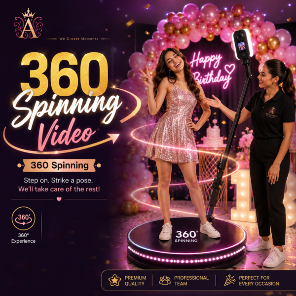 360 Spinning Selfi Video