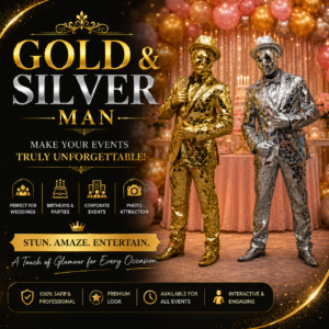 Gold & Silver Man