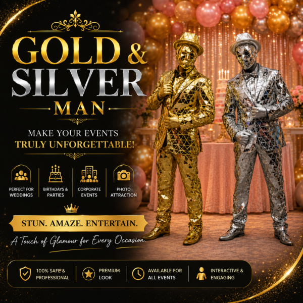 Gold & Silver Man