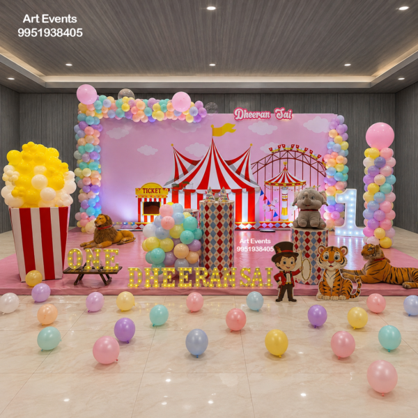 Circus Carnival Theme Decor TD#26