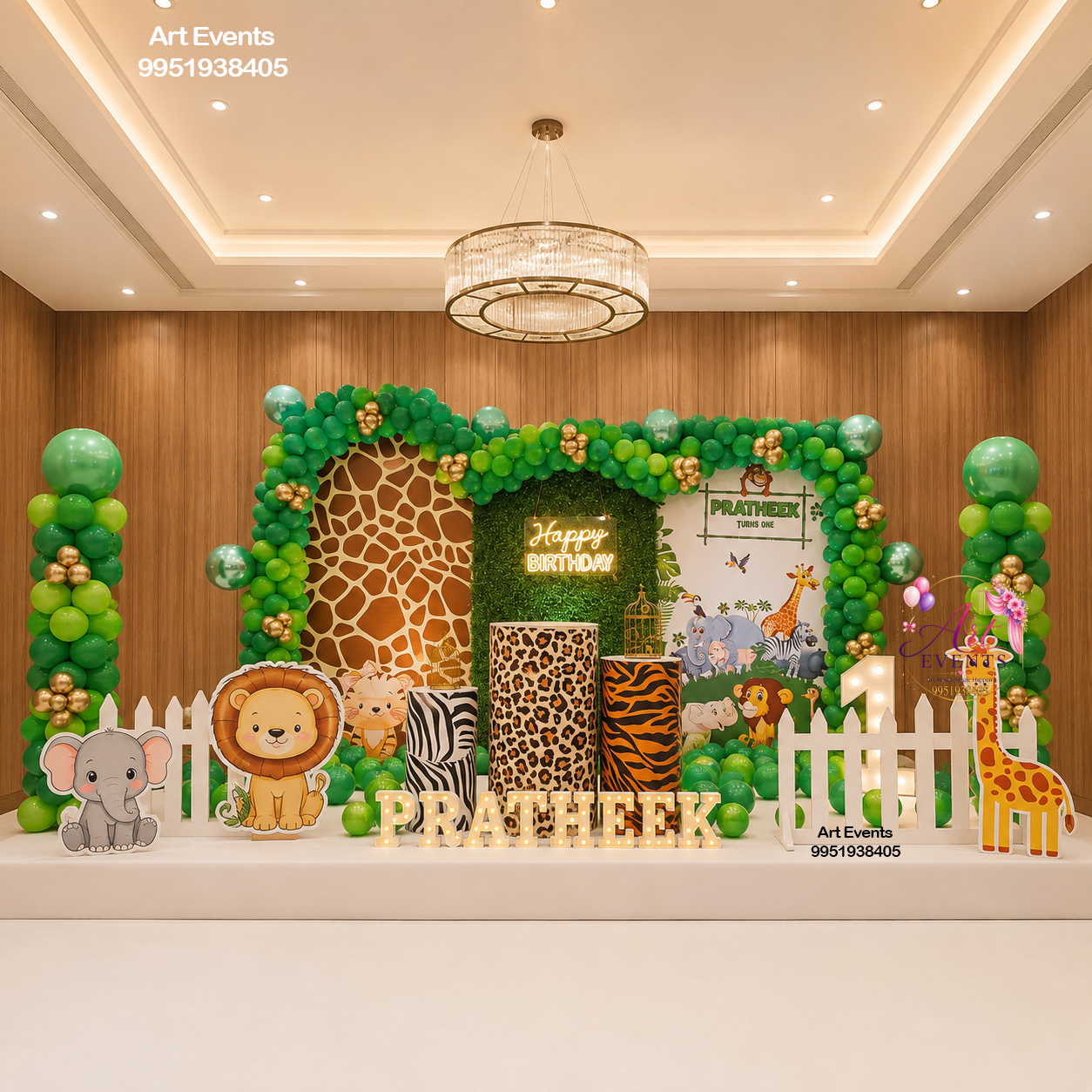 Wild Jungle Safari Theme Decor TD#31