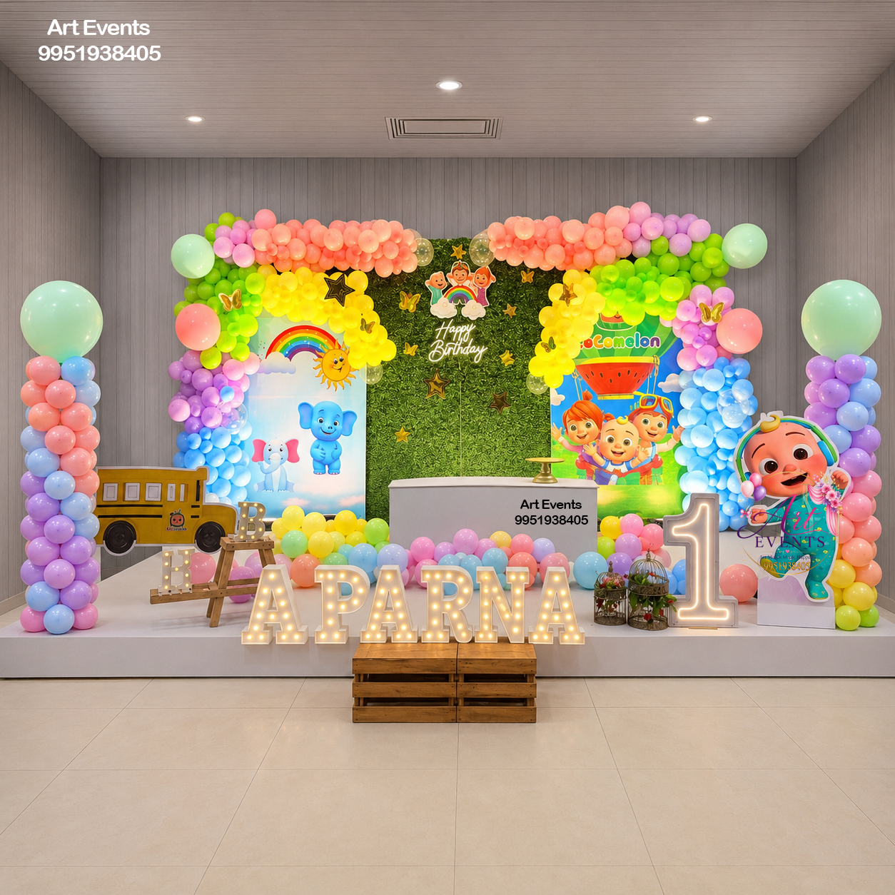 Cocomelon Grass Theme Decor TD#46