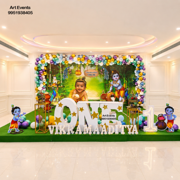 Little Krishna Theme Decor TD#54