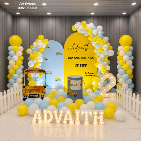 School Bus Theme Decor TD#69