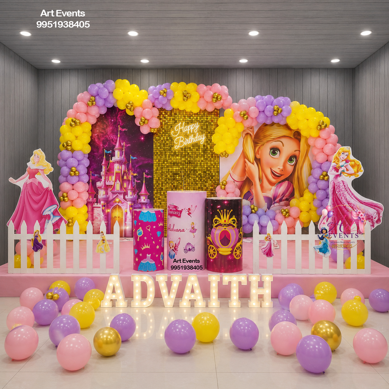 Princess Castle Theme Decor TD#70