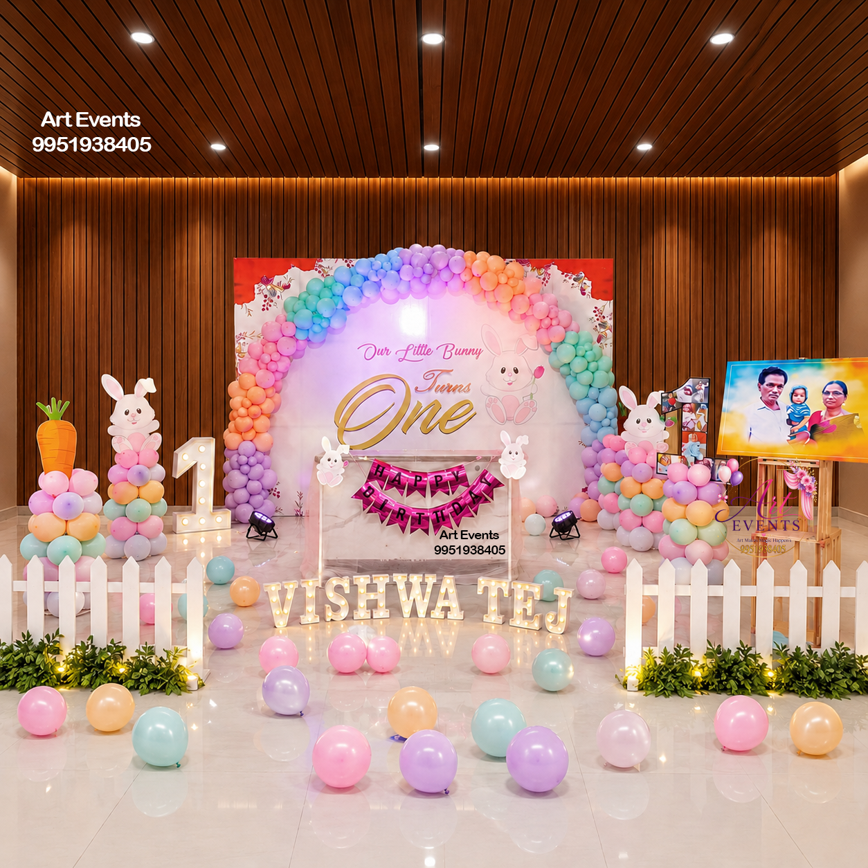 Cute Bunny Theme Decor TD#59