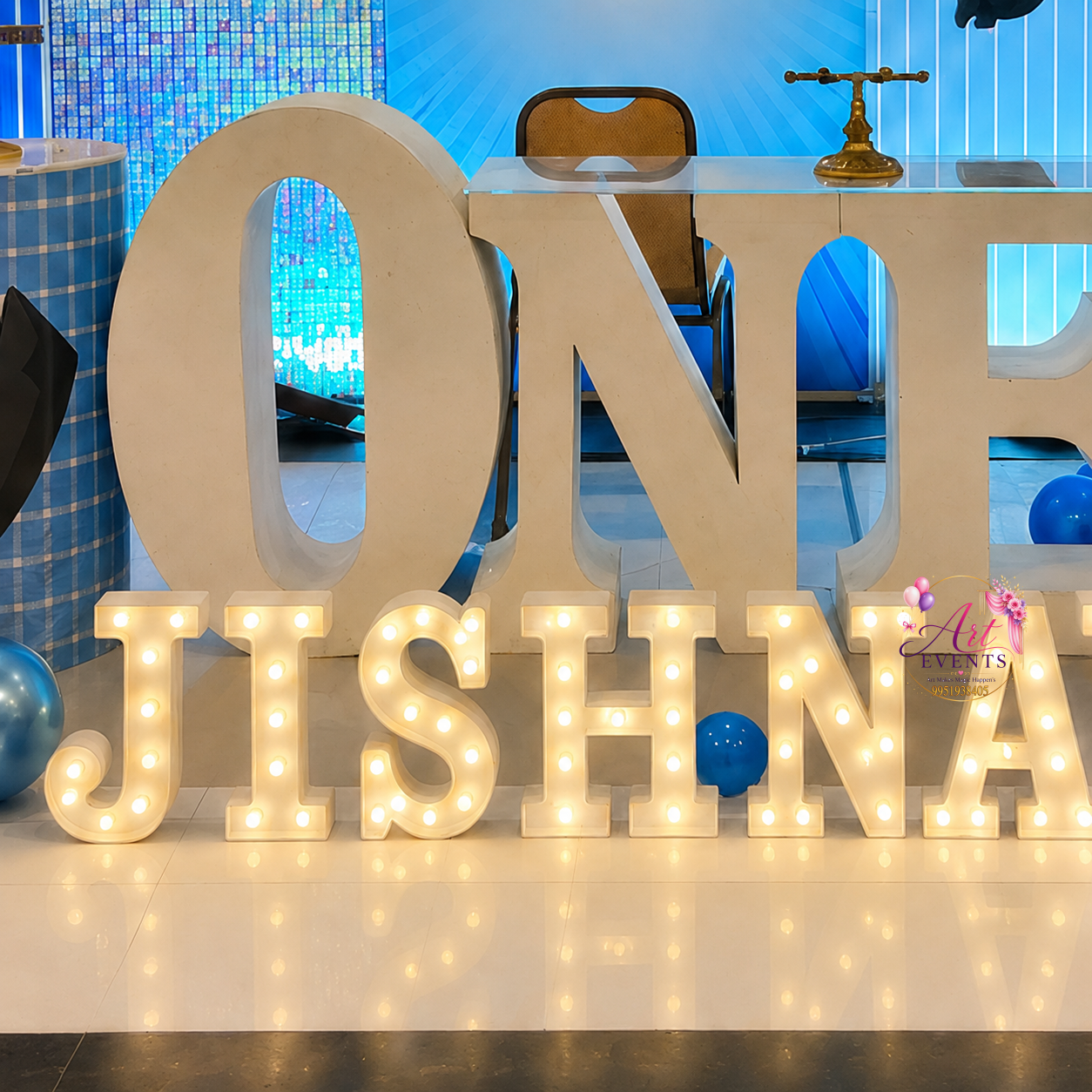 Blue Baby Boss Theme Decor TD#48 - Image 2