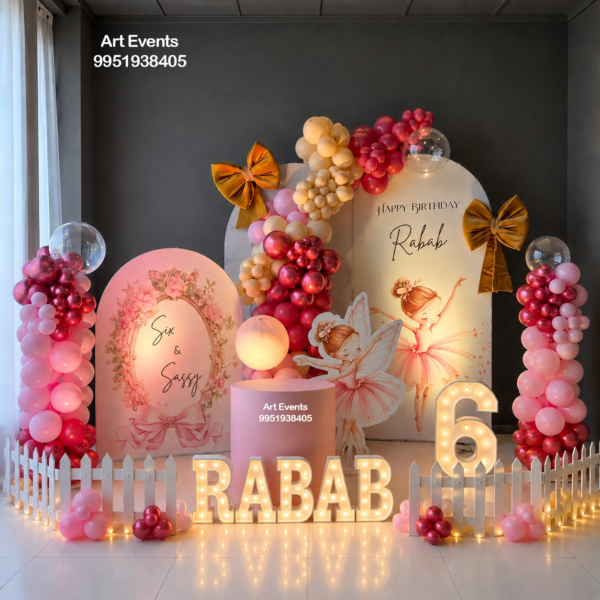 Ballerina Fairy Theme Decor TD#23