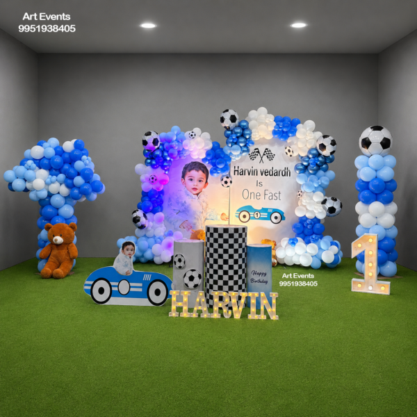 Football Racing  Theme Decor TD#9