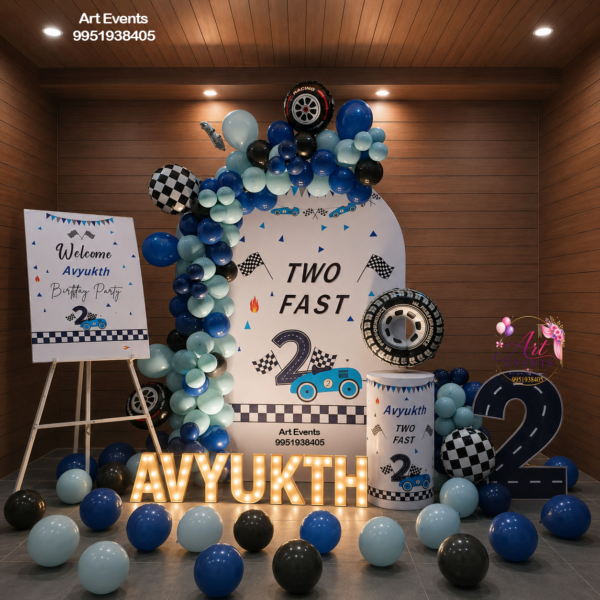 Two Fast Racing Car Theme Decor TD#87